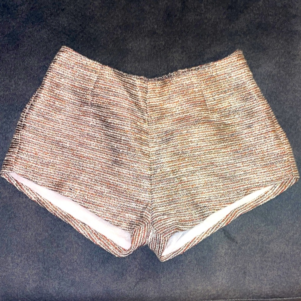 Nunui Brown Sparkly Shorts